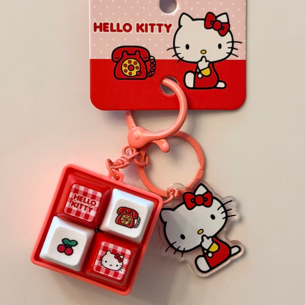 산리오 헬로키티 키캡키링