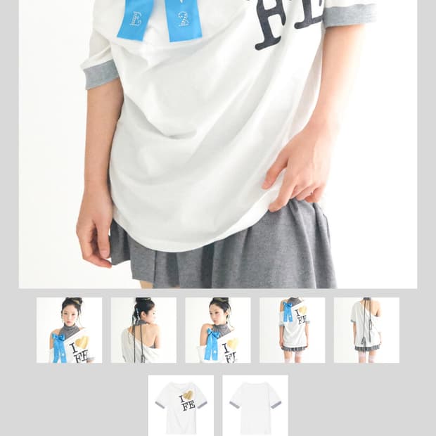 샵페어리 cowl neck button t-shirt