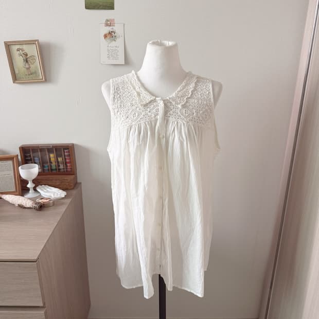 크로셰 나시 블라우스