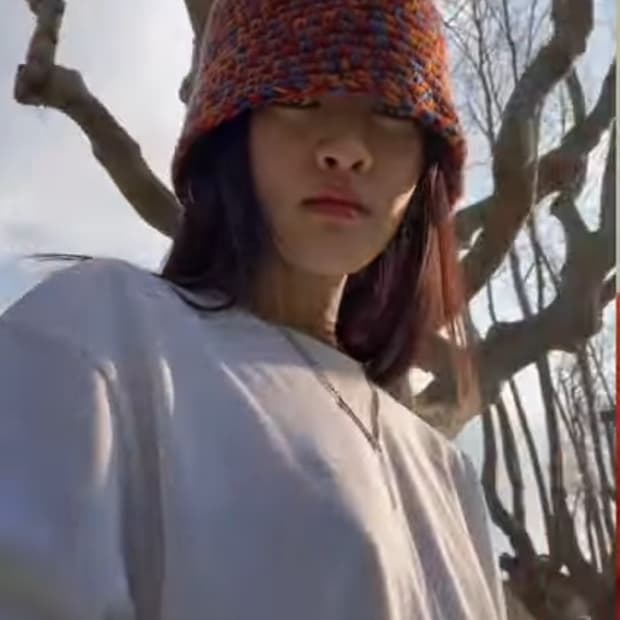 스투시 니트 버킷햇