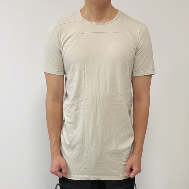 릭오웬스 16SS 다크쉐도우 절개 레벨 티셔츠 펄