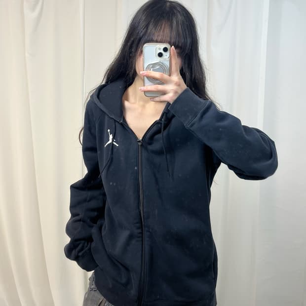 Jordan Black Zip Hoodie