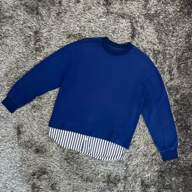 한섬 타임 셔츠 레이어드 맨투맨 (95)