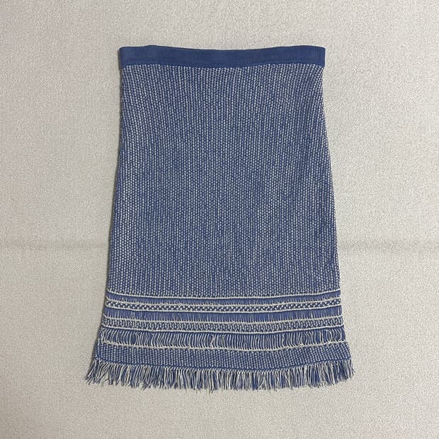 토리버치 트위드 미디 스커트