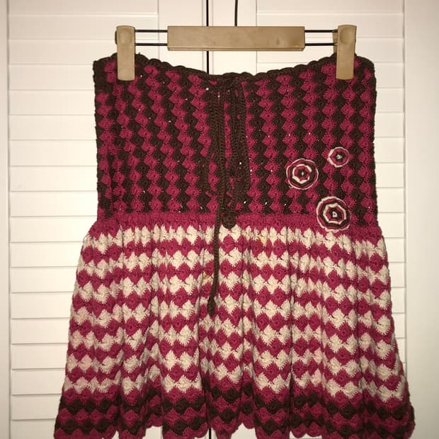 모스키노 니트 스커트