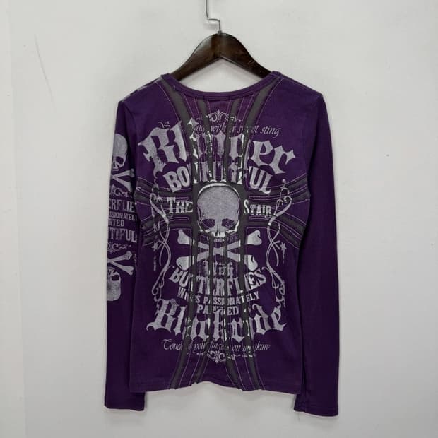 DURER vintage 펑크 고딕 그래픽 슬리브 