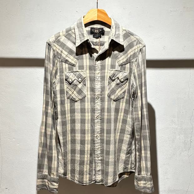 RRL Flannel Western Shirt