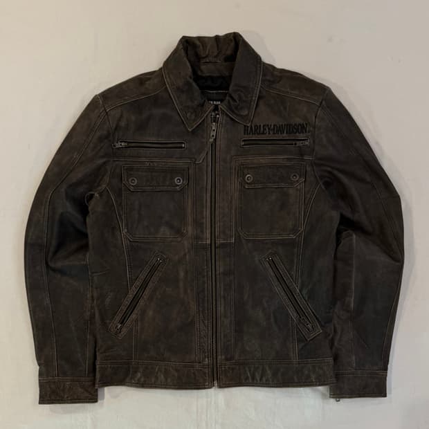 할리데이비슨 램블 버팔로 가죽자켓 라이더자켓