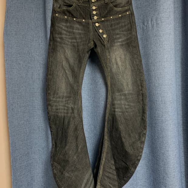 DoublePunch 흑청 데님 M