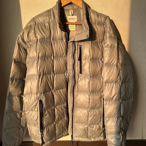 카키스 경량패딩 라지 사이즈