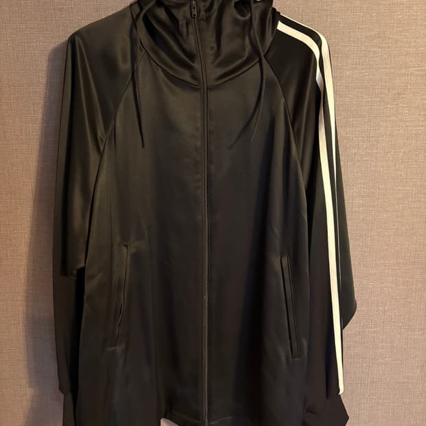 Y-3 3선 후드 집업 XS 블랙