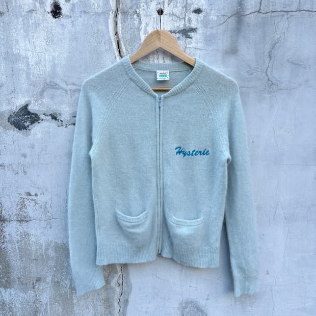 Hysteric Glamour 히스테릭글래머 앙고라 니트 집업