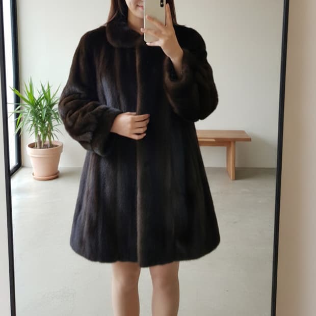<진도>사가밍크코트