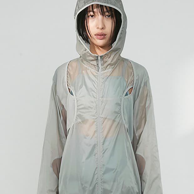 🏷 [새상품] OJOS 오호스 패커블 라이트 윈드브레이커 바람막이 그레