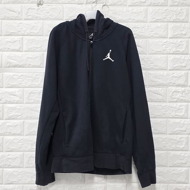 택포) 나이키 조던 블랙 후드집업 L