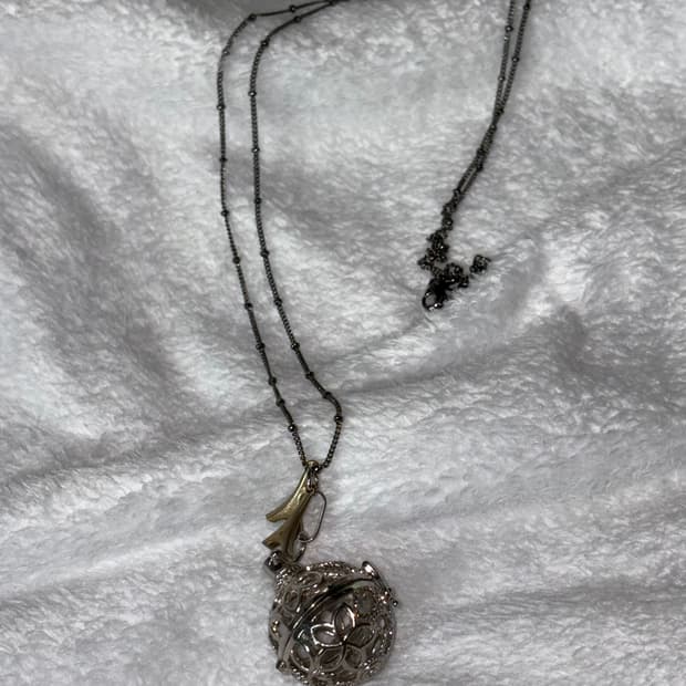 볼 롱 빈티지 목걸이 