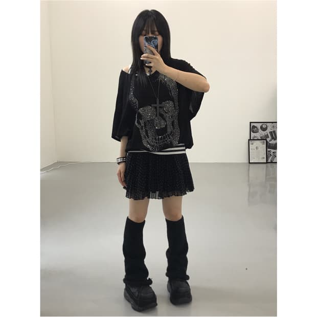 Vintage Skull Cubic Sweaters