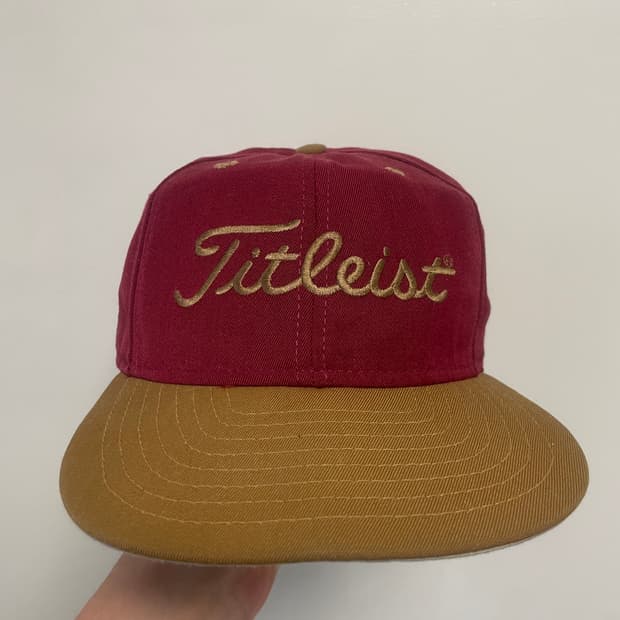 90s usa 뉴에라 Titleist 투톤 볼캡