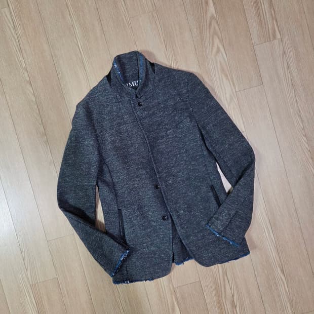 ARMURE JAPAN 멜란지 그레이 커팅 재킷