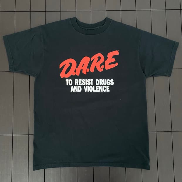 (L) 90s 빈티지 DARE 티셔츠
