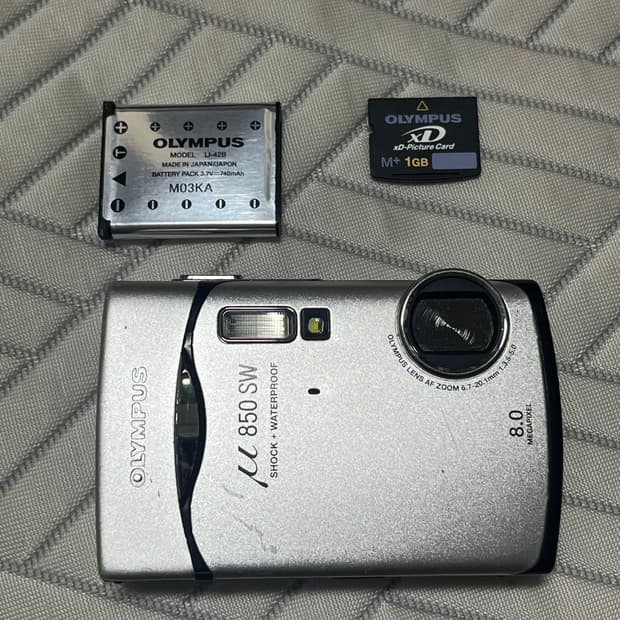 작례,xd카드⭕️) 올림푸스 뮤 850sw 디카 작동미확인