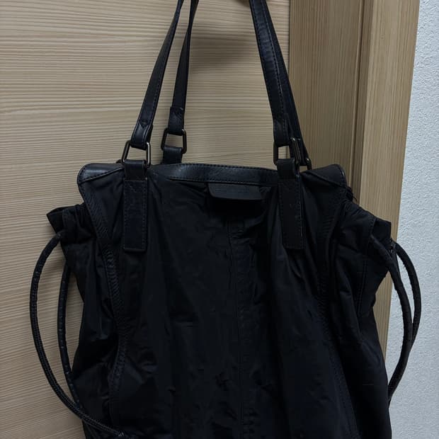 버버리 나일론 소가죽 숄더백 남여공용