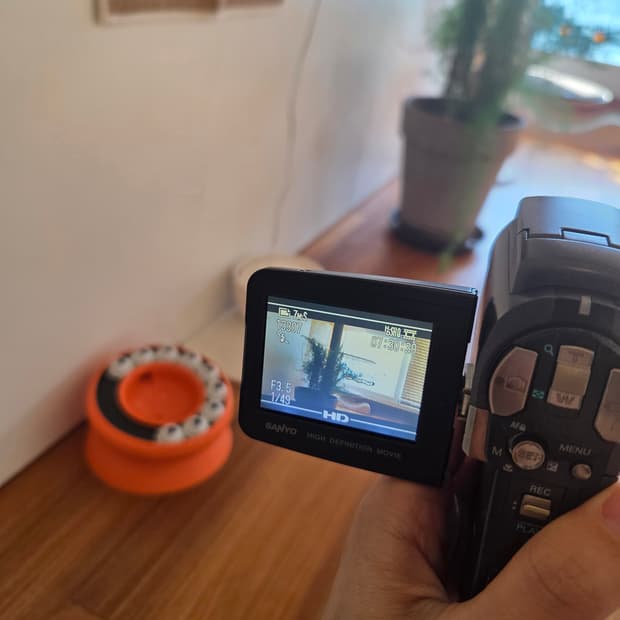 산요 Xacti HD2 빈티지 캠코더 카메라