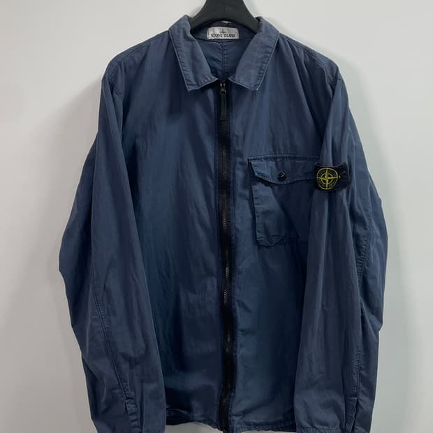 스톤아일랜드 올드이펙트 와펜 셔츠 자켓 (on.413)