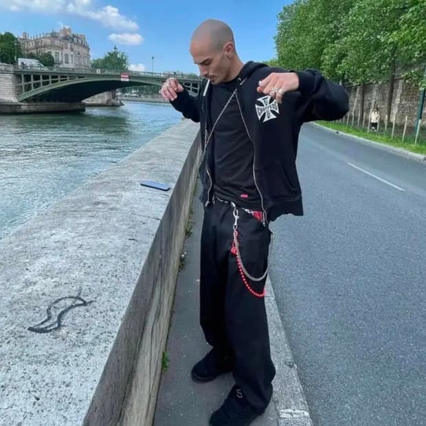 90s West Coast Choppes Zip-up Hoodie