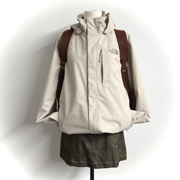 XL 노스페이스 아이보리 바람막이 드라이벤트