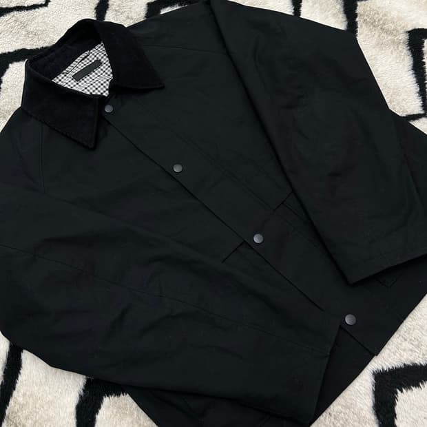 [L]유니클로 유틸리티 쇼트 블루종/블랙