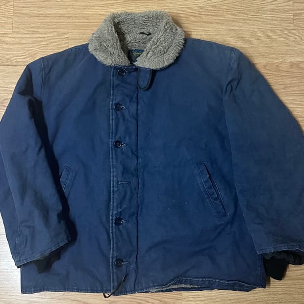 80s 스피왁 골든플리스 n-1 덱 자켓 L usa