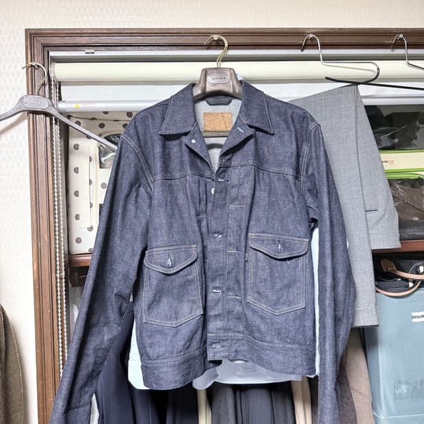올드조 데님자켓