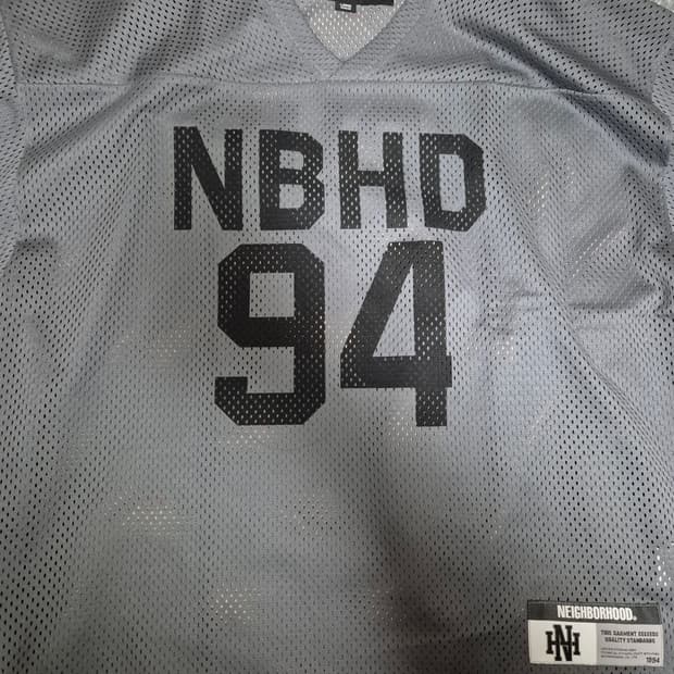 새상품 25ss 네이버후드 하키 v넥 저지 그레이 L