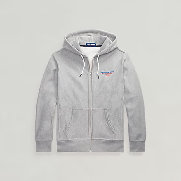 폴로 스포츠 그레이 후드집업L (QR정품)