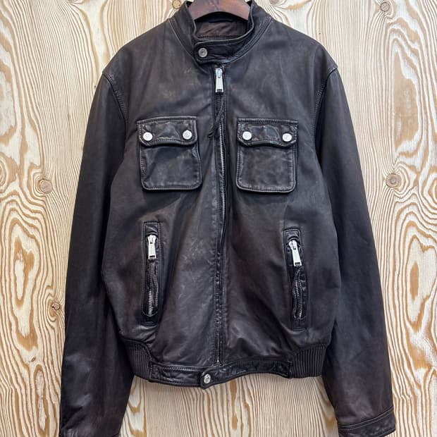 디스퀘어드 소가죽 자켓