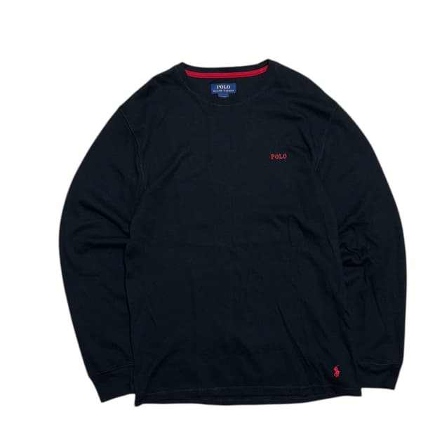 폴로 랄프로렌 와플 롱슬리브