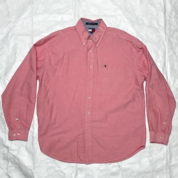 XL) 타미힐피거 버튼 다운 셔츠