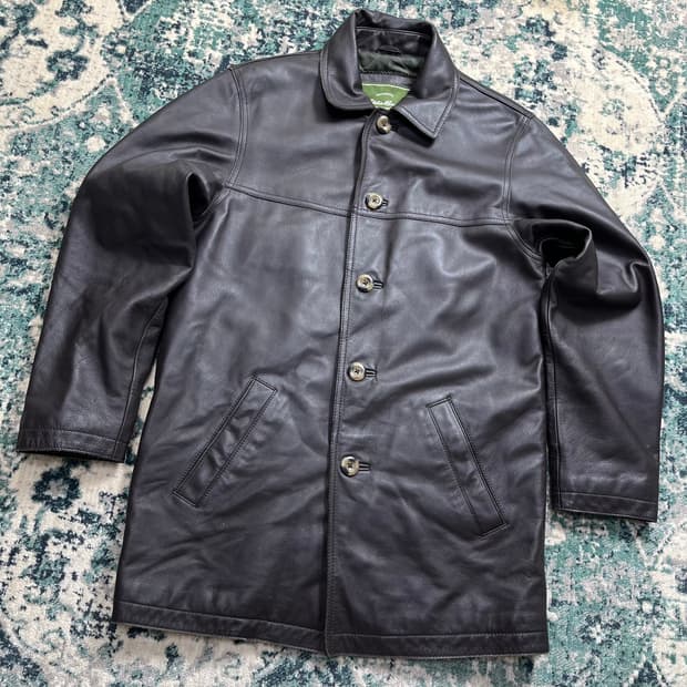 90s Eddie Bauer Jacket 에디바우어 가죽 자켓(S)