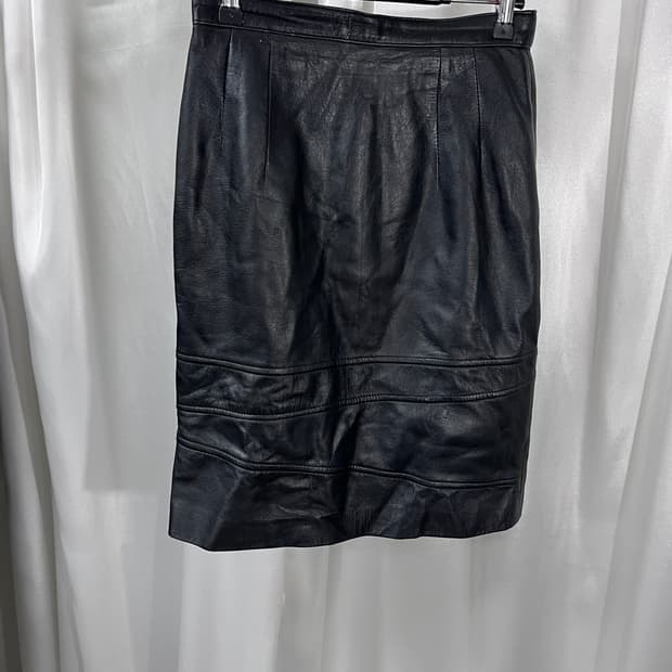 Kara leather skirt 