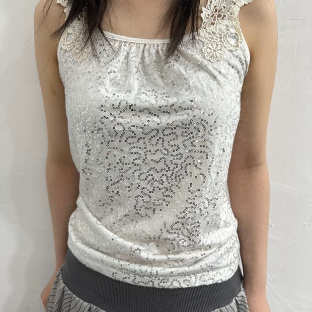 favori spangle design sleeveless