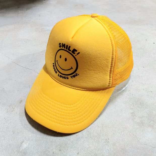 ♤필독♤ 빈티지 스마일 트러커캡