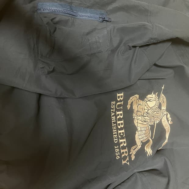 버버리 빈티지 블루종 자켓