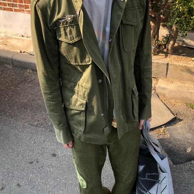 디젤 밀리터리 필드 자켓 