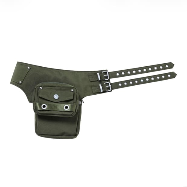 베이컨트 아카이브 파이퍼 와이드 힙색 벨트 (카키)