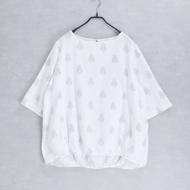 Oscope _ linen / cotton blend top