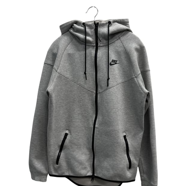 나이키 테크플리스 후드집업 그레이
