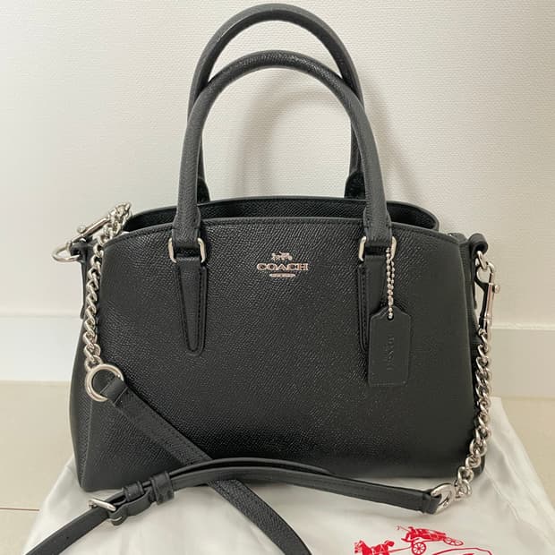 (새제품) 코치 블랙 미니 숄더백 + 더스트백