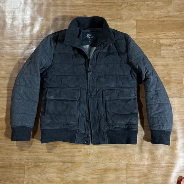 [97] 맨온더분 스웨이드 구스 가죽패딩