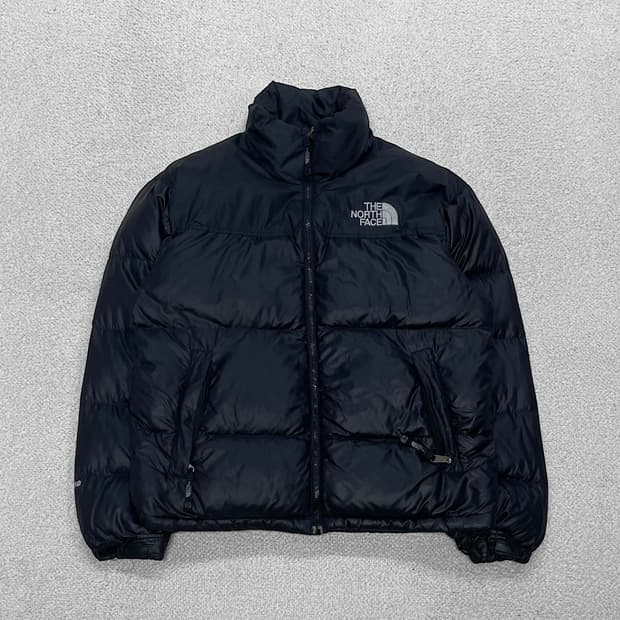 노스페이스 눕시 700 다운 패딩 블랙